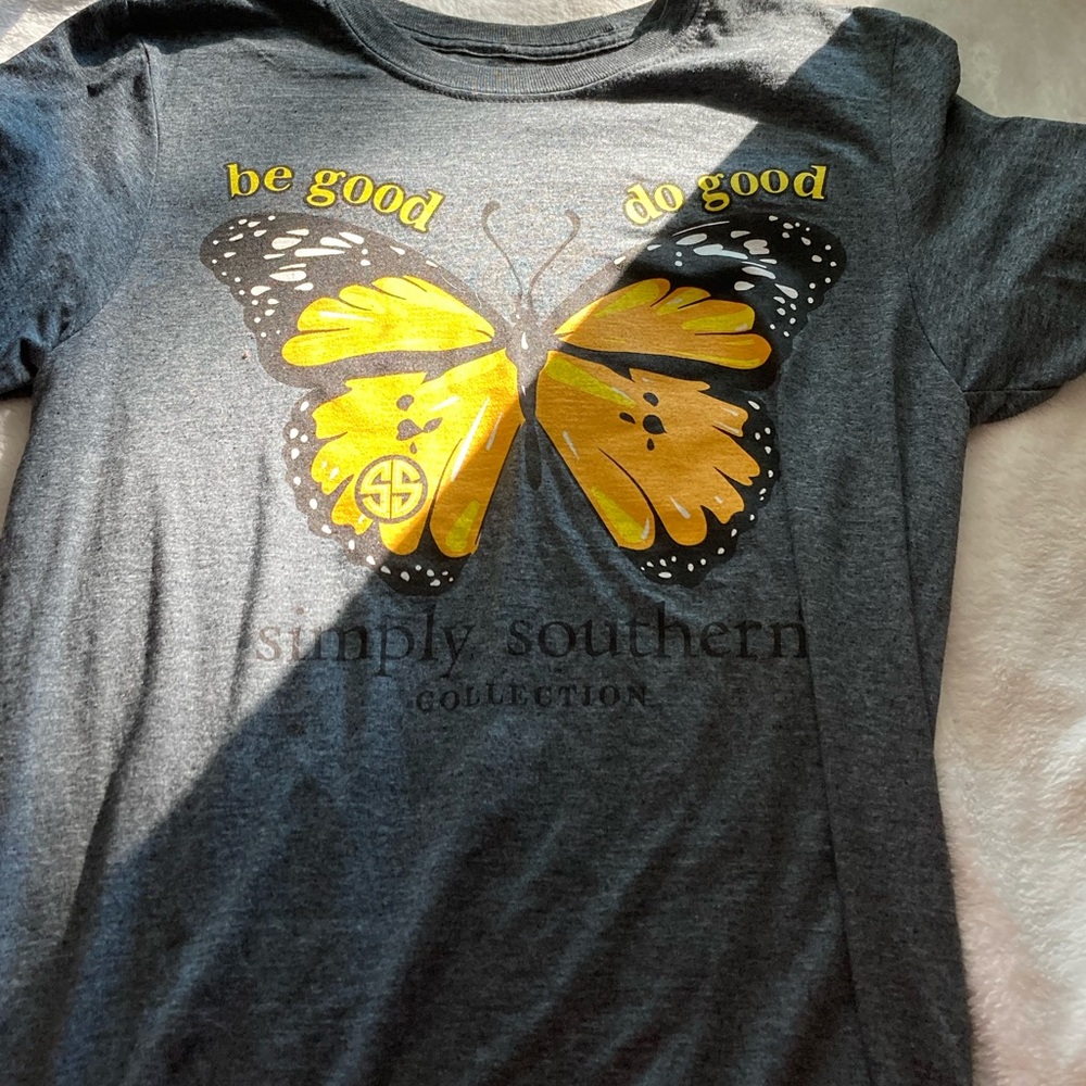 simply southern butterfly tee